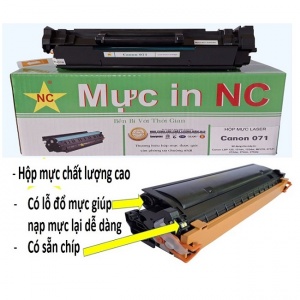 Hộp mực có chíp loại tốt NC Canon 071, LBP 120, 121dn, 122dw, MF270, 271dn, 272dw, 274dn, 275dw